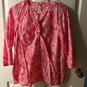 Talbots woman’s print blouse